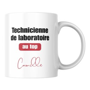 Mug Technicienne de laboratoire au top