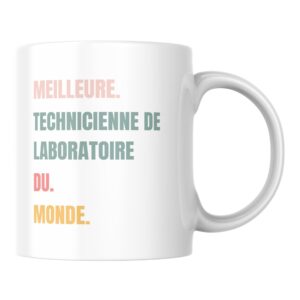 Mug original meilleur Technicienne de laboratoire du monde