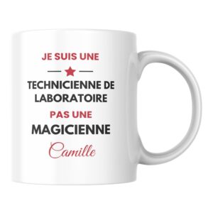 Mug Technicienne de laboratoire humour à personnaliser