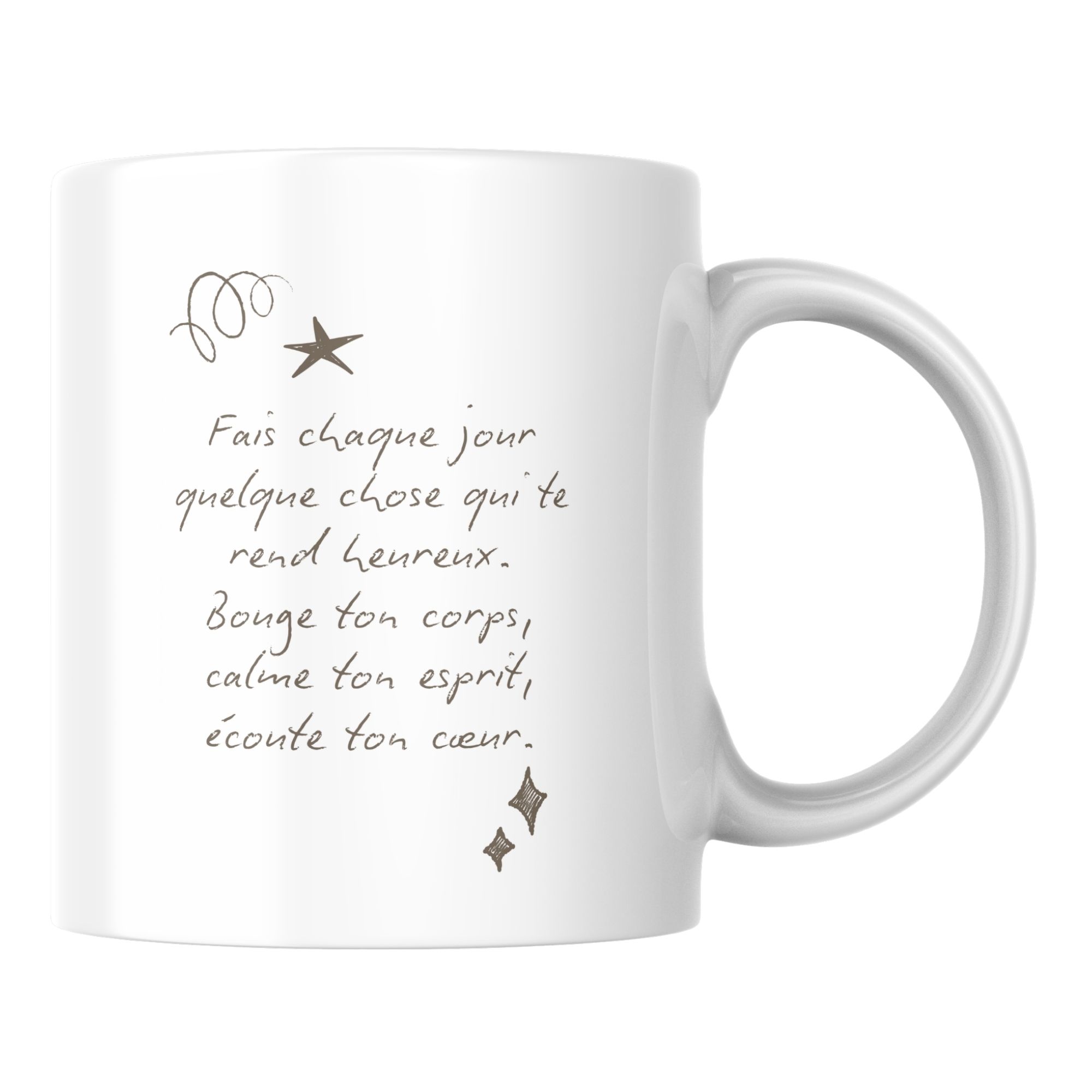 Mug citation positive Chaque jour quelque chose qui te rend heureux 1 Mug citation positive Chaque jour quelque chose qui te rend heureux