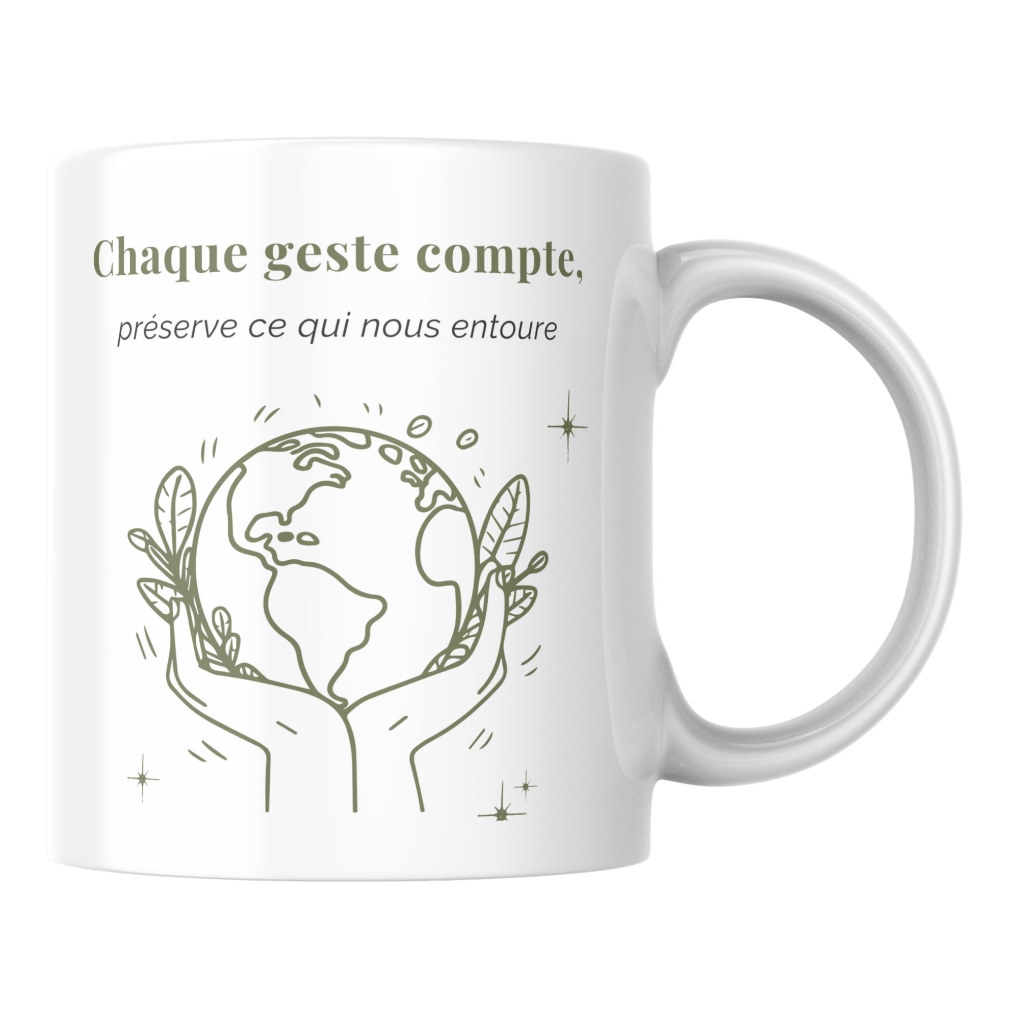 Mug écologie Chaque geste compte 1 Mug écologie Chaque geste compte