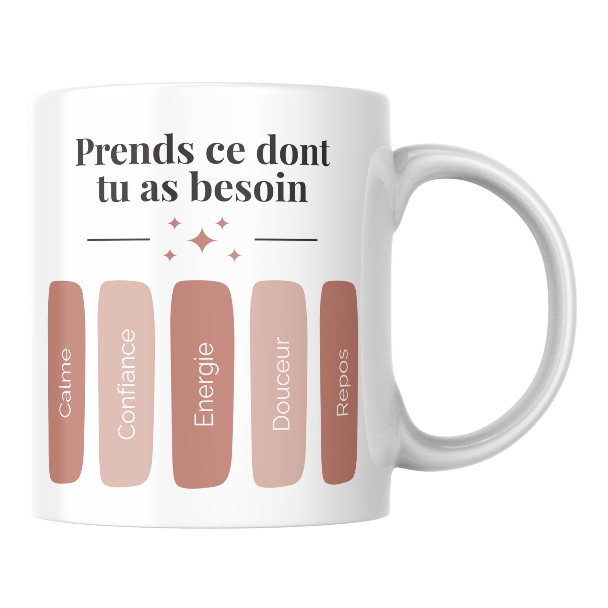 Mug citation bonheur Préférer le bonheur 1 Mug citation bonheur Préférer le bonheur