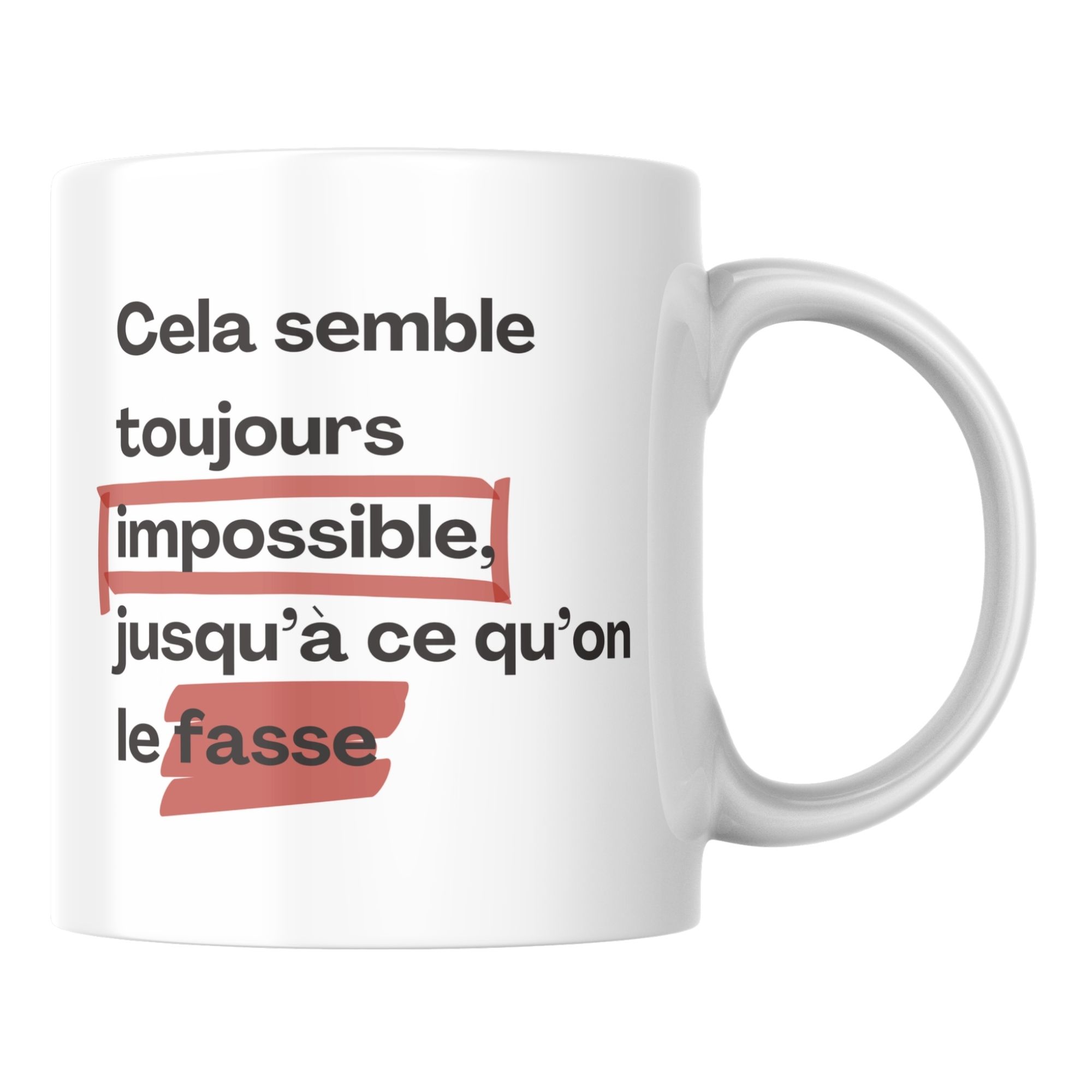 Mug citation motivation Rien n’est impossible 1 Mug citation motivation Rien n’est impossible
