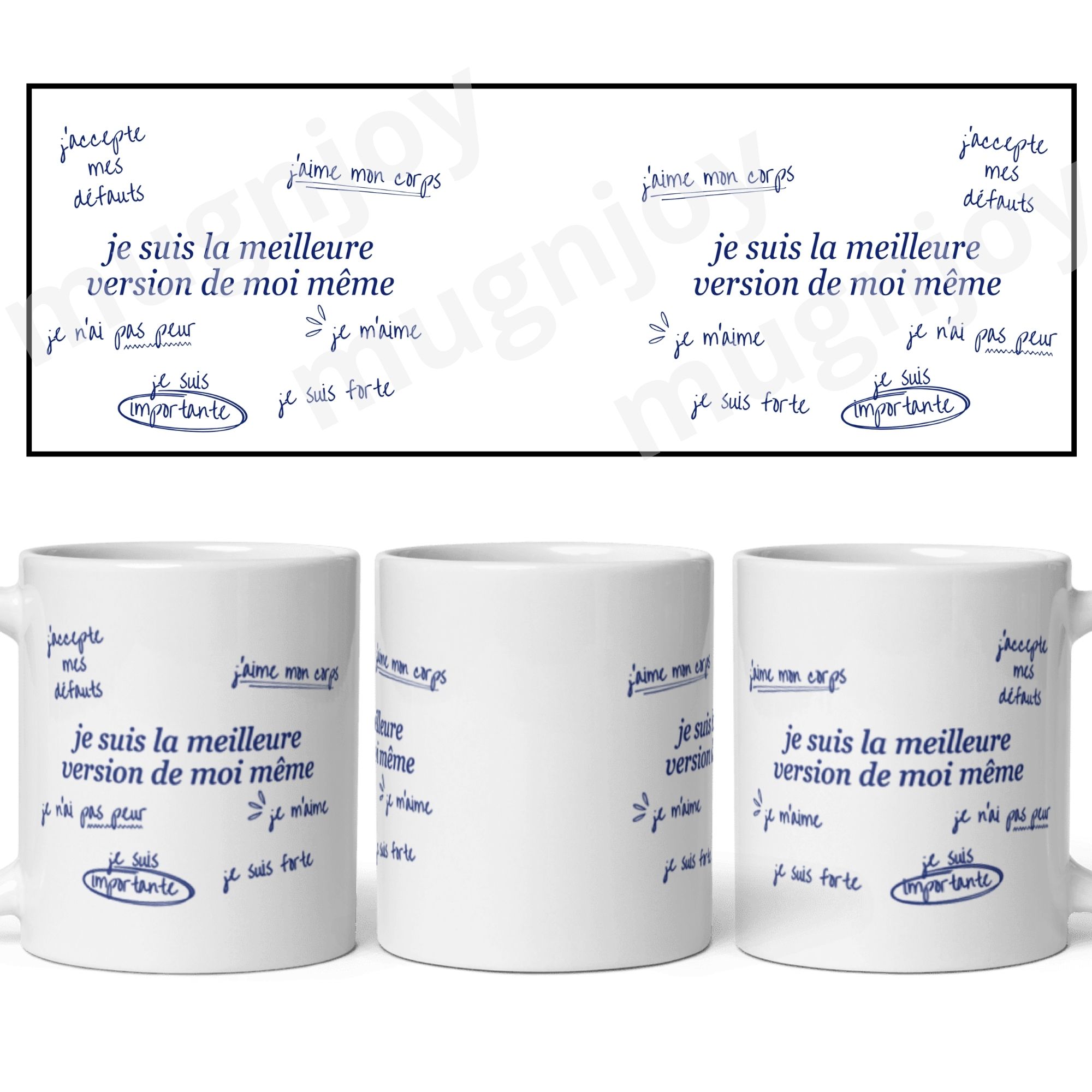 Mug affirmation Meilleure version de moi-même 1 Mug affirmation Meilleure version de moi-même