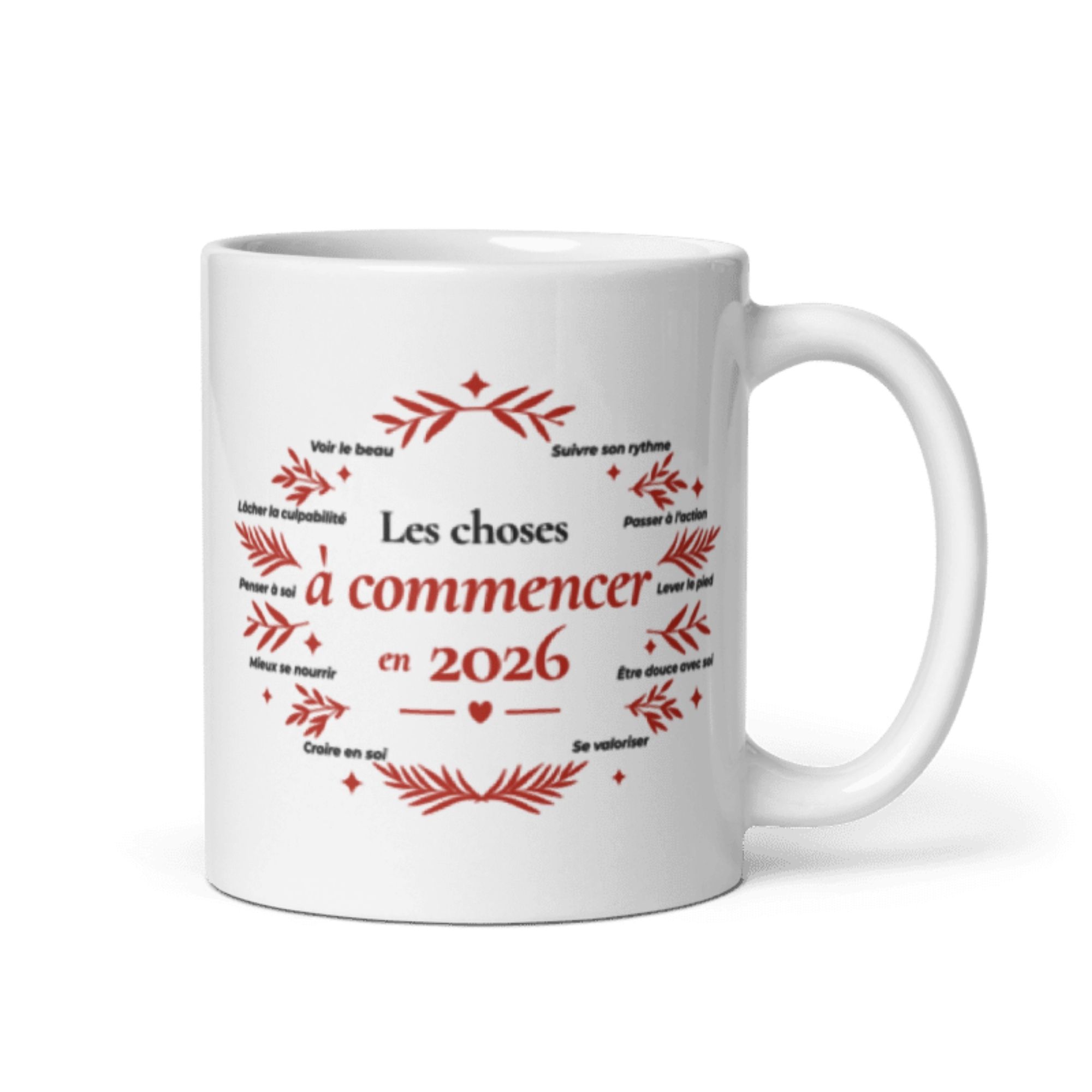 Mug développement personnel Les choses à arrêter et commencer en 2026 4 Mug développement personnel Les choses à arrêter et commencer en 2026 – Image 4