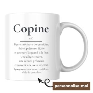 Mug Copine en Or