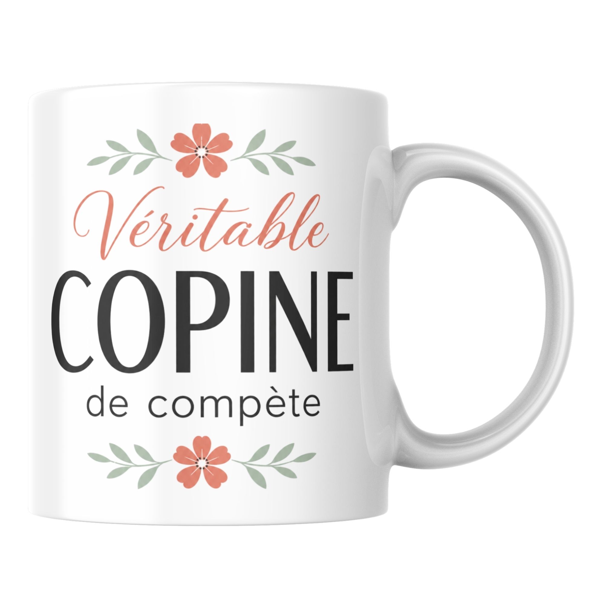 Mug Véritable Copine de Compète 1 Mug Véritable Copine de Compète