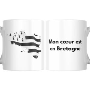 Mug Mon Cœur est en Bretagne