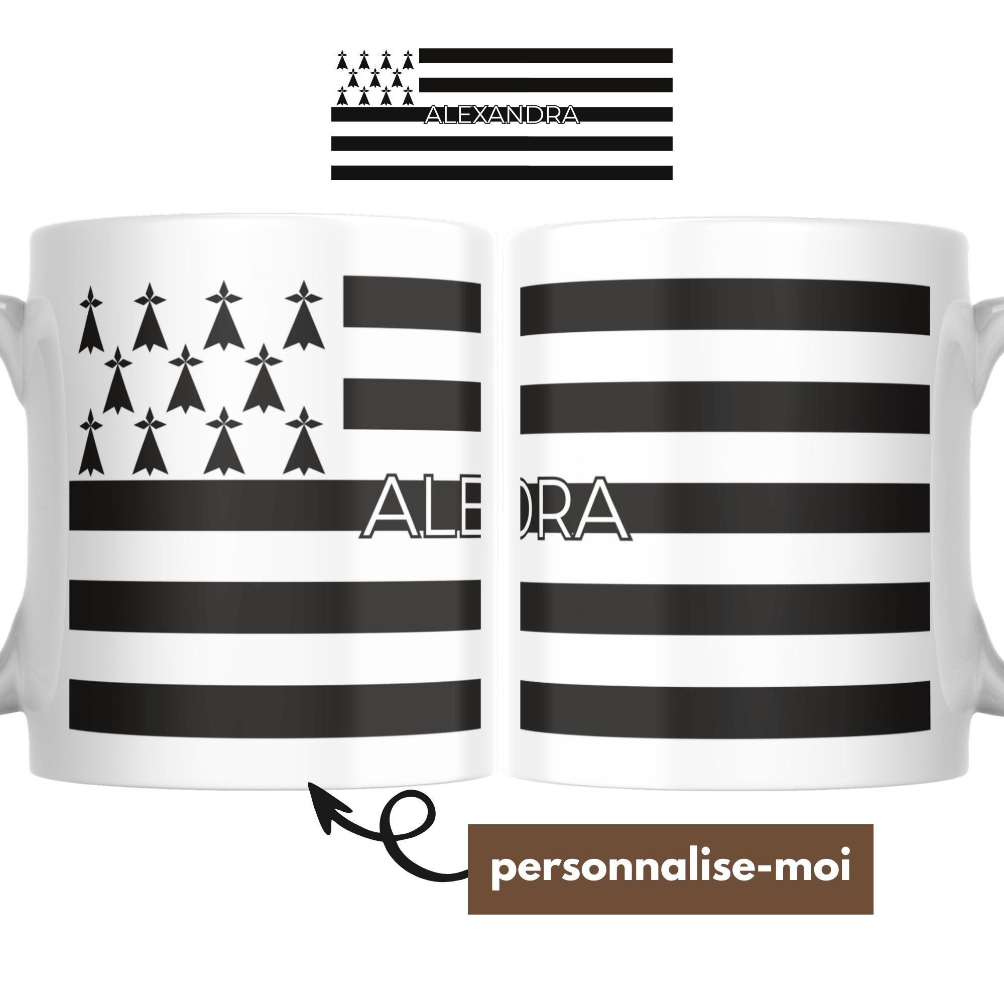 Mug Personnalisé Ville dans le Cœur 1 Mug Personnalisé Ville dans le Cœur