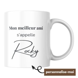 Mug Chien Personnalisé Mon Meilleur Ami s’Appelle