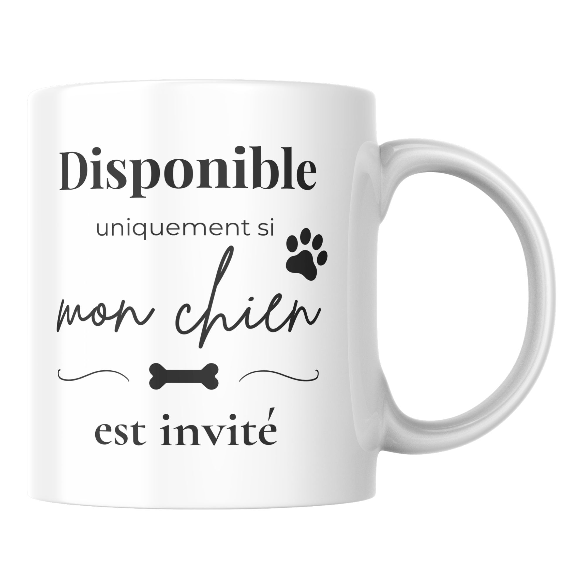 Mug Mon Chien est Invité 1 Mug Mon Chien est Invité