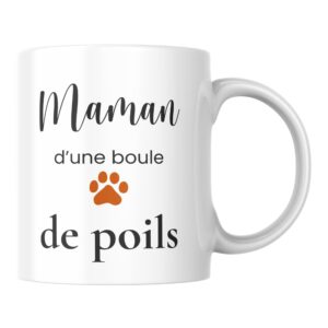 Mug Maman d’une Boule de Poils