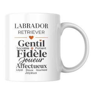 Mug Labrador Retriever Gentil Fidèle et Affectueux