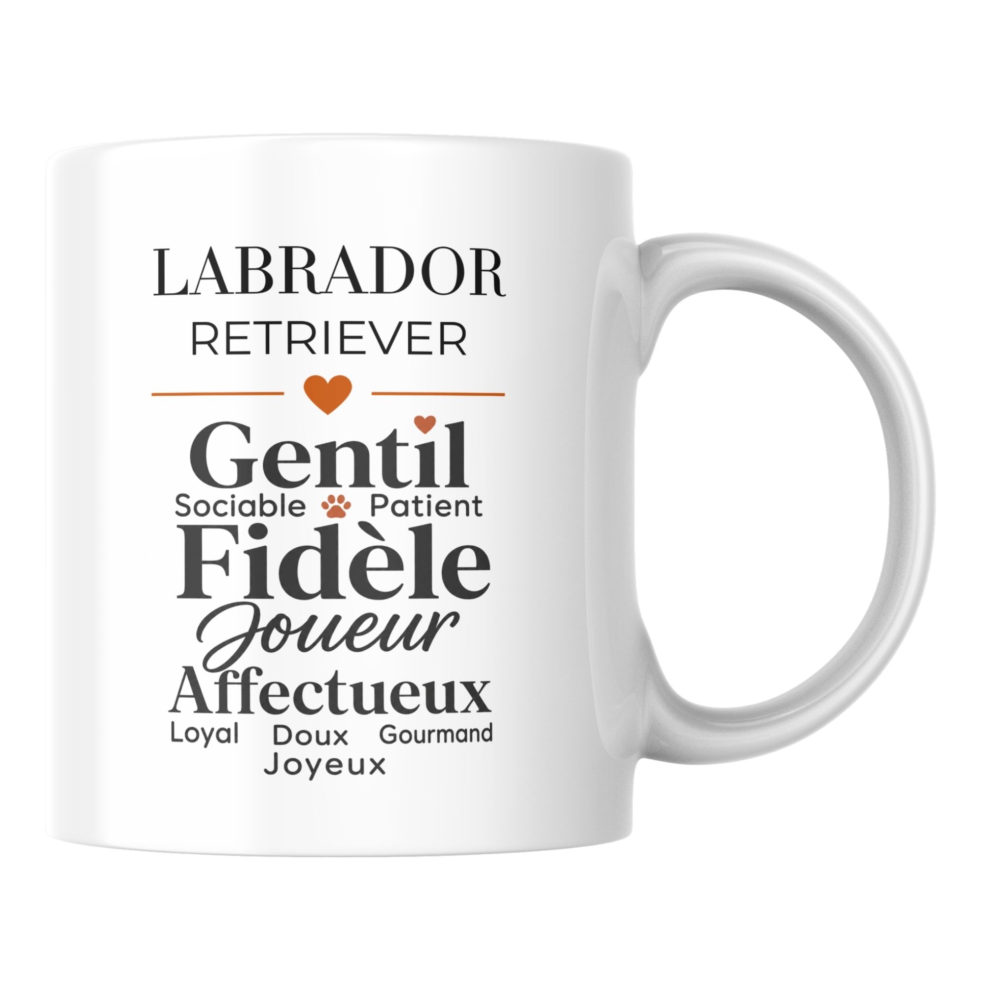Mug Labrador Retriever Gentil Fidèle et Affectueux 1 Mug Labrador Retriever Gentil Fidèle et Affectueux