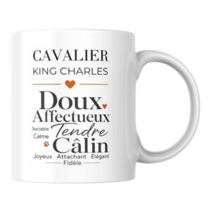 Mug Cavalier King Charles Doux Affectueux et Câlin