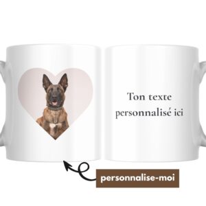 Mug Chien Personnalisé avec Photo et Texte